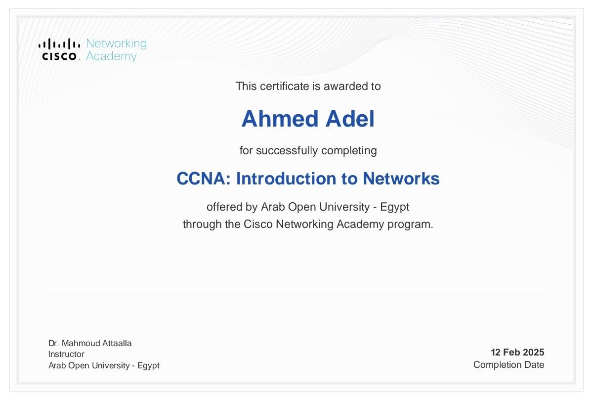 شهادة CCNA